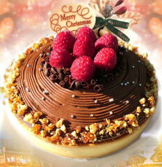 2014年Xmas特製チョコレートクリスマスケーキ14cm後味スッキリだからモリモリ食べられるマスカ...